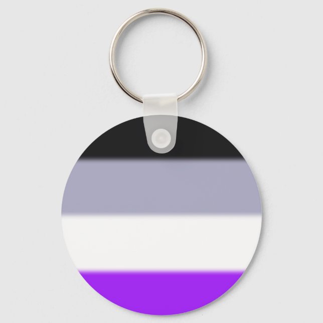 Falln Asexual Pride Flag Keychain (Front)