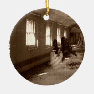 Falln Asylum Angel Ceramic Ornament