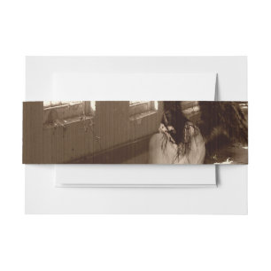 Falln Asylum Angel Invitation Belly Band