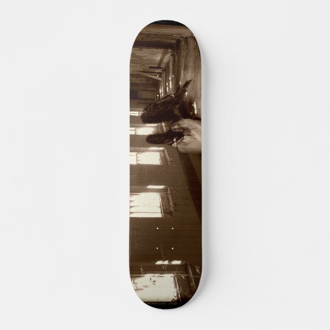 Falln Asylum Angel Skateboard (Front)