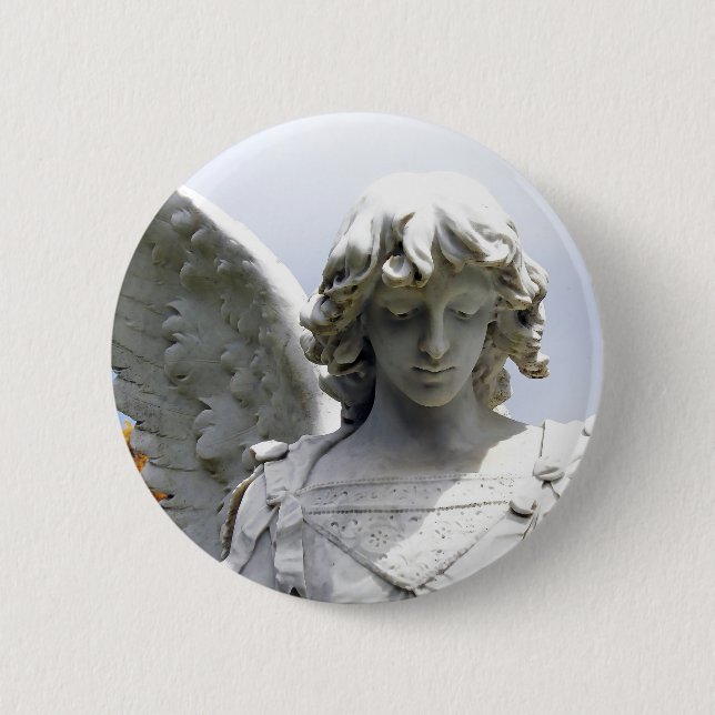 Falln Autumn Angel 2 Inch Round Button (Front)
