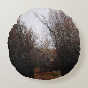 Falln Bannack Overgrowth Round Pillow