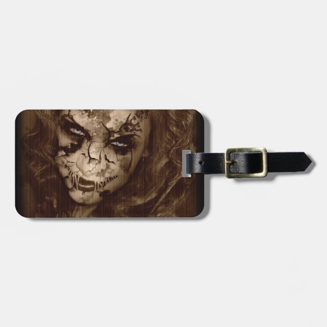 Falln Beautiful Decay Luggage Tag (Front Horizontal)