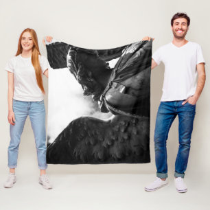 Falln Between Darkness and Light Fleece Blanket