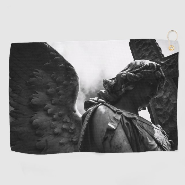 Falln Between Darkness and Light Golf Towel (Horizontal)