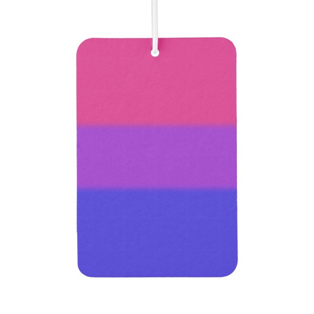 Falln Bisexual Pride Flag Car Air Freshener (Front)
