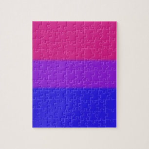 Falln Bisexual Pride Flag Jigsaw Puzzle