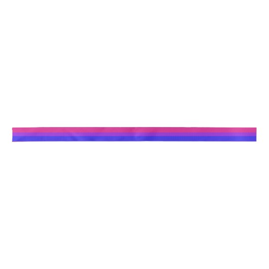 Falln Bisexual Pride Flag Satin Ribbon