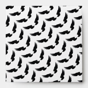 Falln Black Angel Wings Envelopes