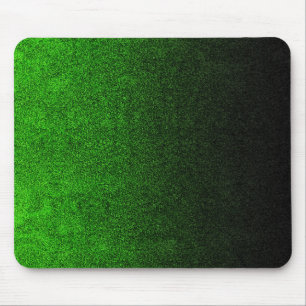 Falln Black & Green Glitter Gradient Mouse Pad