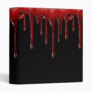 Falln Blood Drips Black Binder
