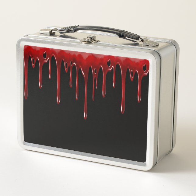 Falln Blood Drips Metal Lunch Box (Front)