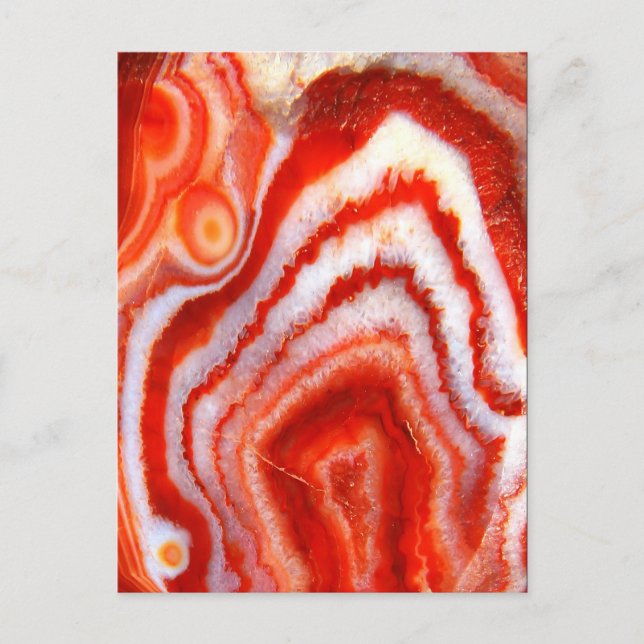 Falln Blood Orange Agate Postcard (Front)