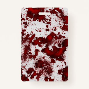 Falln Blood Splatter Badge