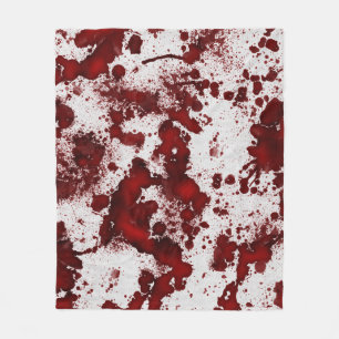 Falln Blood Stains Fleece Blanket