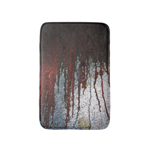 Falln Bloody Rust Drips Bath Mat