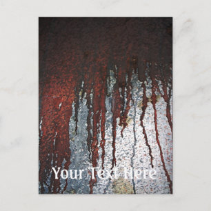Falln Bloody Rust Drips Postcard