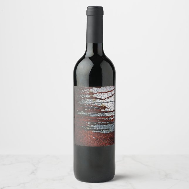 Falln Bloody Rust Drips Wine Label (Front)