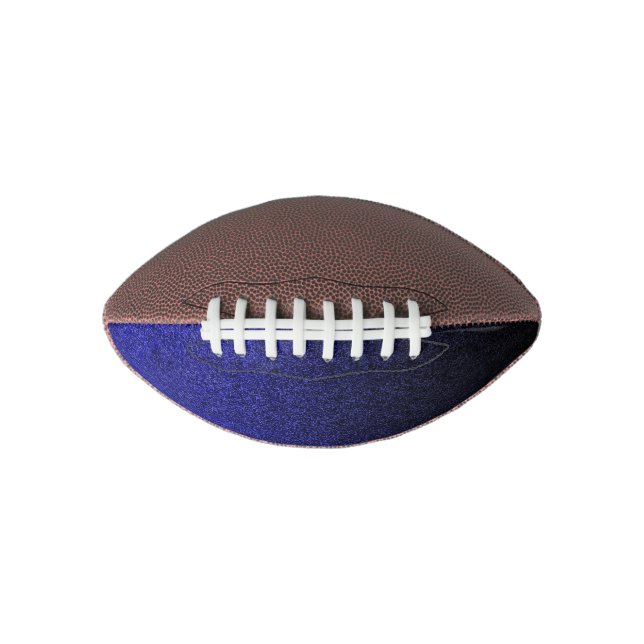 Falln Blue & Black Glitter Gradient Football (Front)