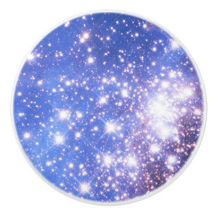 Falln Blue Embrionic Stars Ceramic Knob