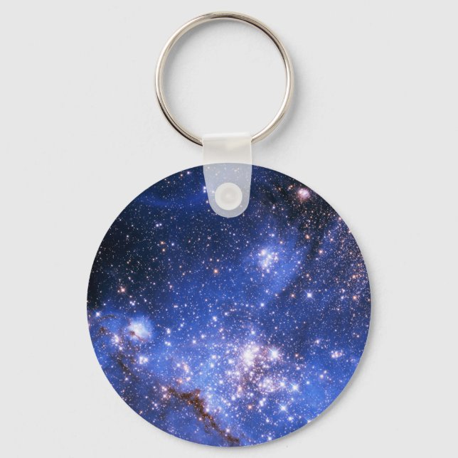 Falln Blue Embrionic Stars Keychain (Front)