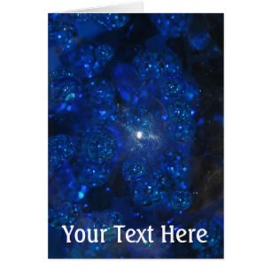 Falln Blue Glass Bubbles