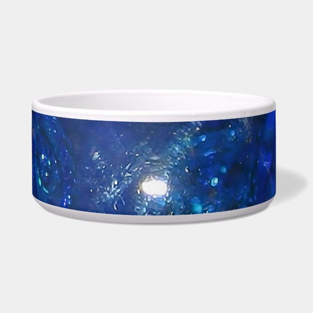 Falln Blue Glass Bubbles (Front)