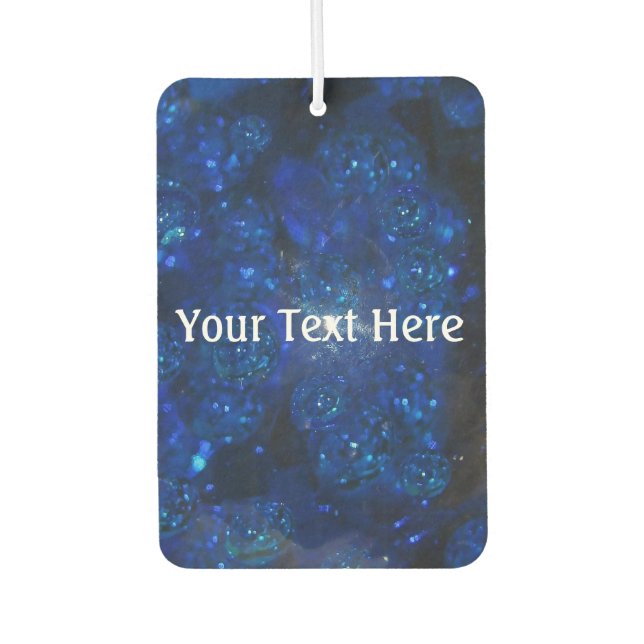 Falln Blue Glass Bubbles Air Freshener (Front)