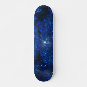 Falln Blue Glass Bubbles Skateboard