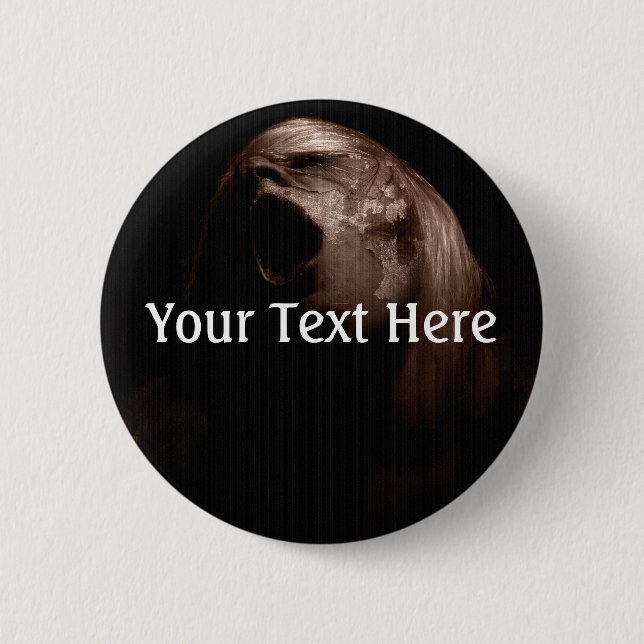 Falln Break Free 2 Inch Round Button (Front)