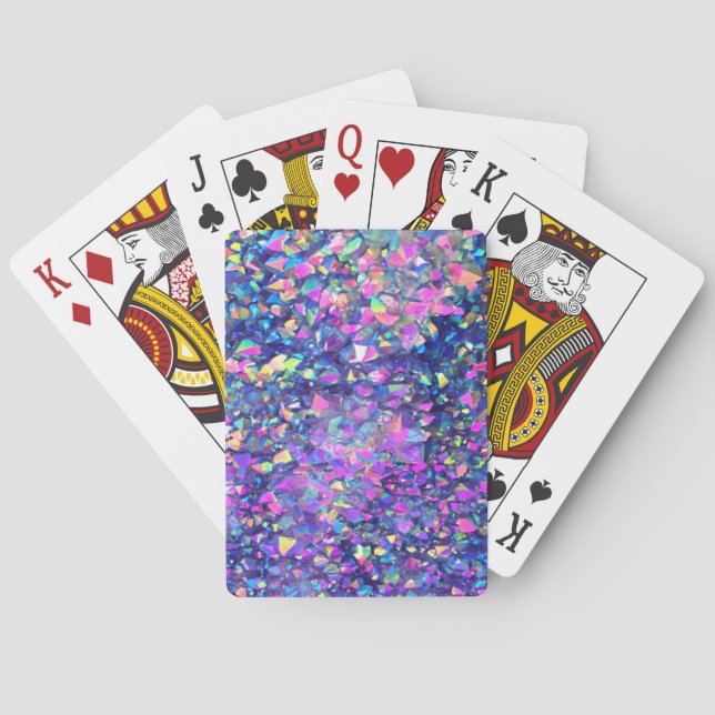 Falln Bubble Crystals Playing Cards (Back)