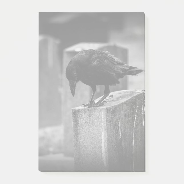 Falln Cemetery Crow Post-it Notes (Front)