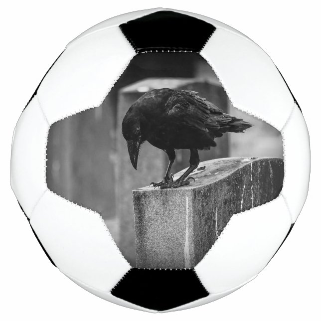 Falln Cemetery Crow Soccer Ball (Front)