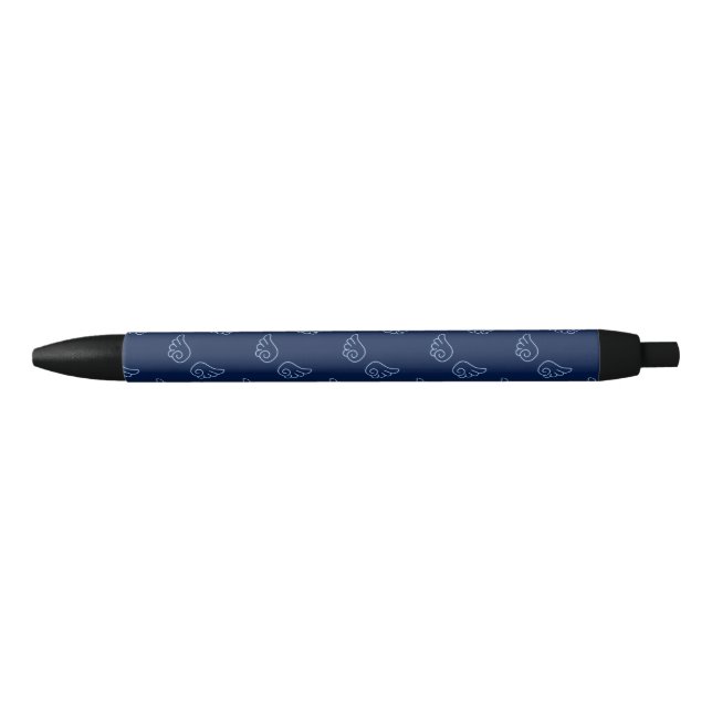 Falln Chibi Angel Wings Black Ink Pen (Front)