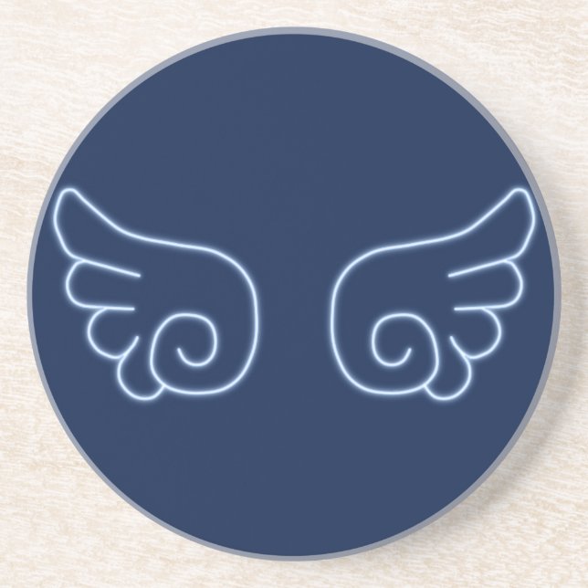 Falln Chibi Angel Wings Coaster (Front)