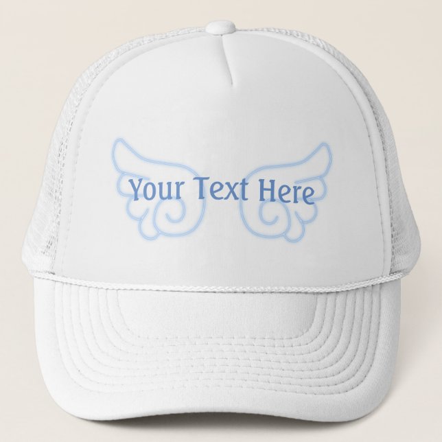 Falln Chibi Angel Wings Trucker Hat (Front)