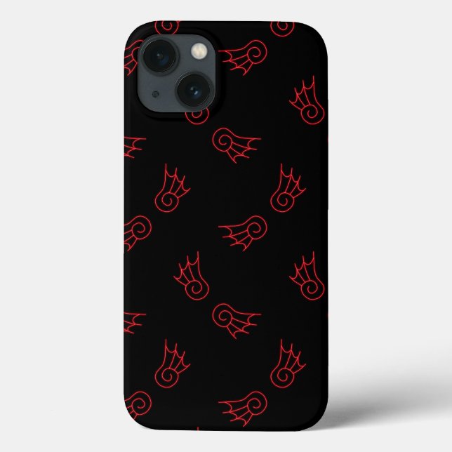 Falln Chibi Demon Wings Case-Mate iPhone Case (Back)