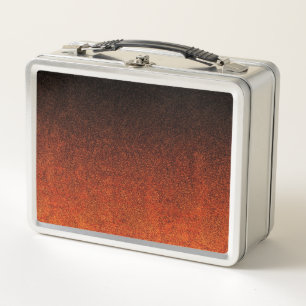 Falln Colour & Black Glitter Gradient Metal Lunch Box