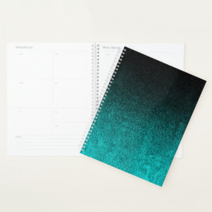 Falln Colour & Black Glitter Gradient Planner
