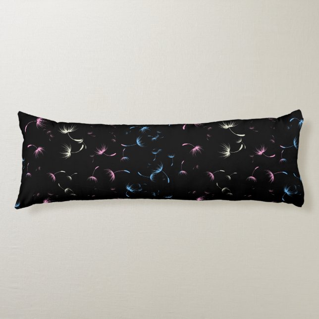 Falln Dandelion Seeds Transgender Pride Body Pillow (Front)