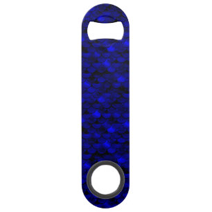 Falln Dark Blue Mermaid Scales Bar Key