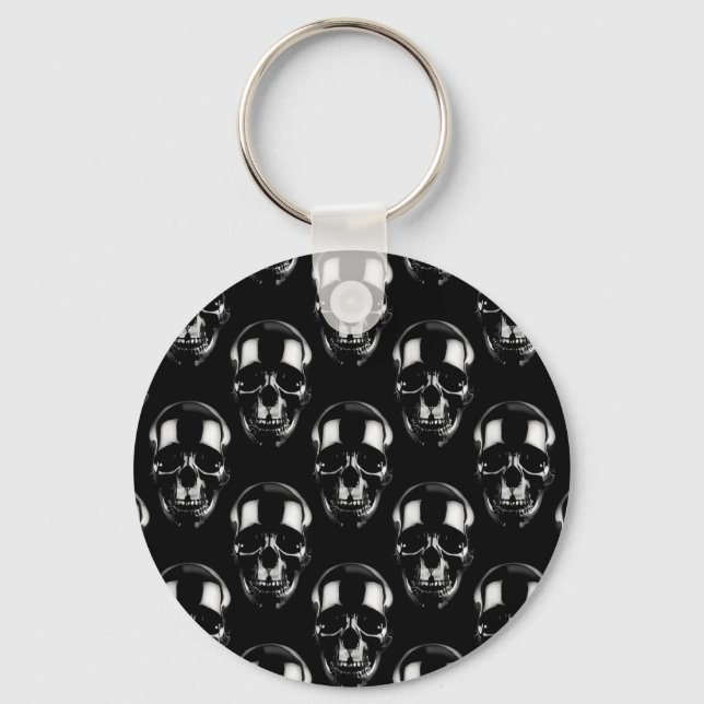 Falln Dark Skulls Keychain (Front)