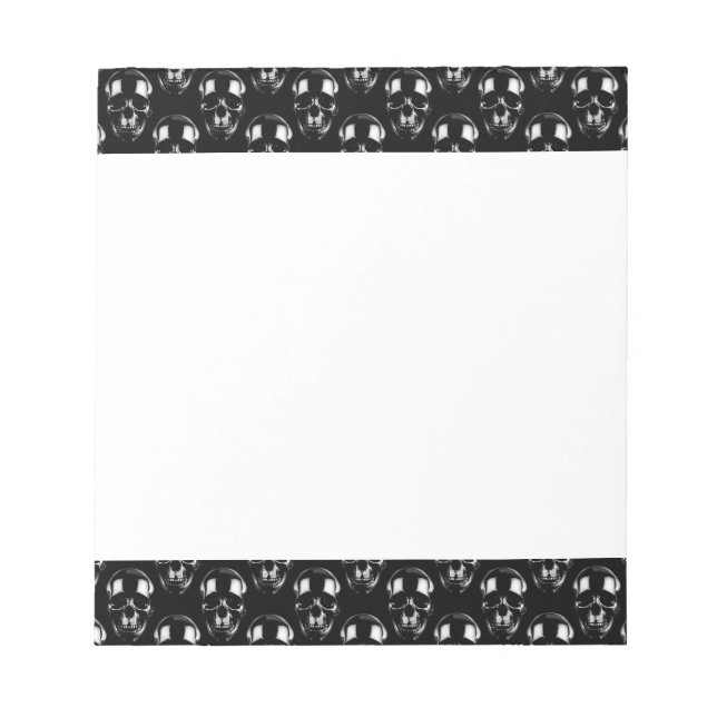 Falln Dark Skulls Notepad (Front)