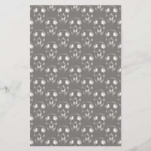Falln Dark Skulls Stationery