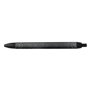 Falln Dark Tribal Black Ink Pen
