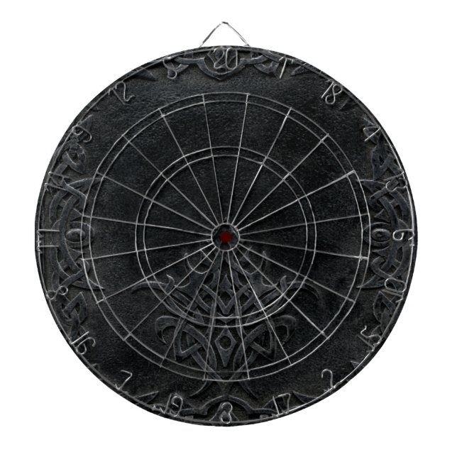 Falln Dark Tribal Dartboard (Front)