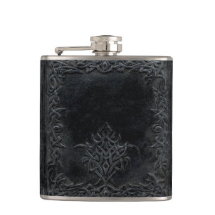 Falln Dark Tribal Hip Flask