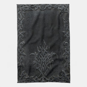 Falln Dark Tribal Kitchen Towel