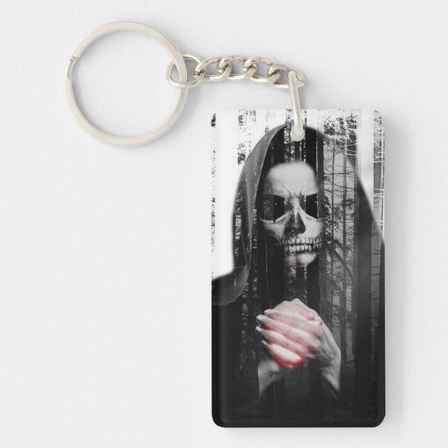 Falln Death Waits Keychain (Front)