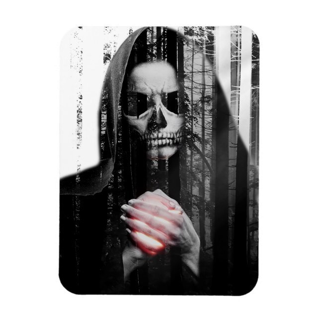 Falln Death Waits Magnet (Vertical)